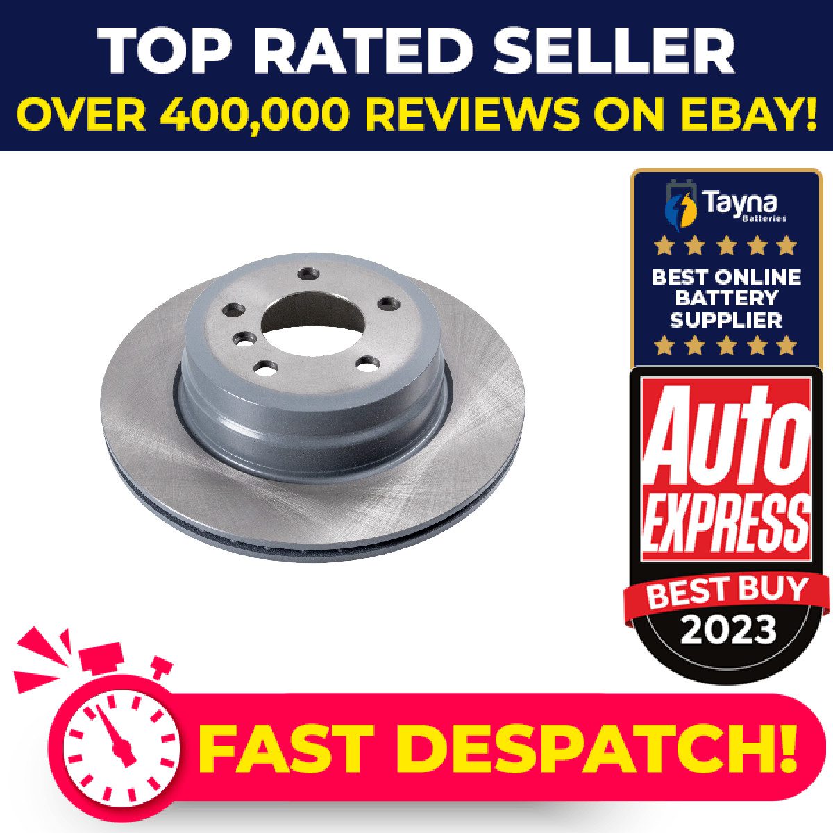 2x Brake Discs Pair Vented Rear 320mm ADB114304 Blue Print Set 34216771970 New