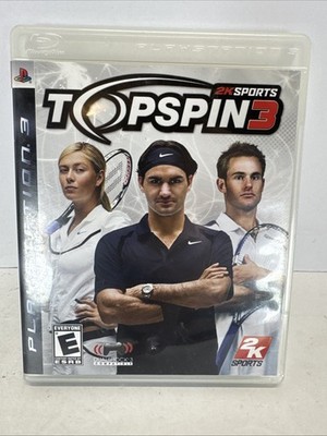 Top Spin 3 (Sony PlayStation 3, 2008) PS3