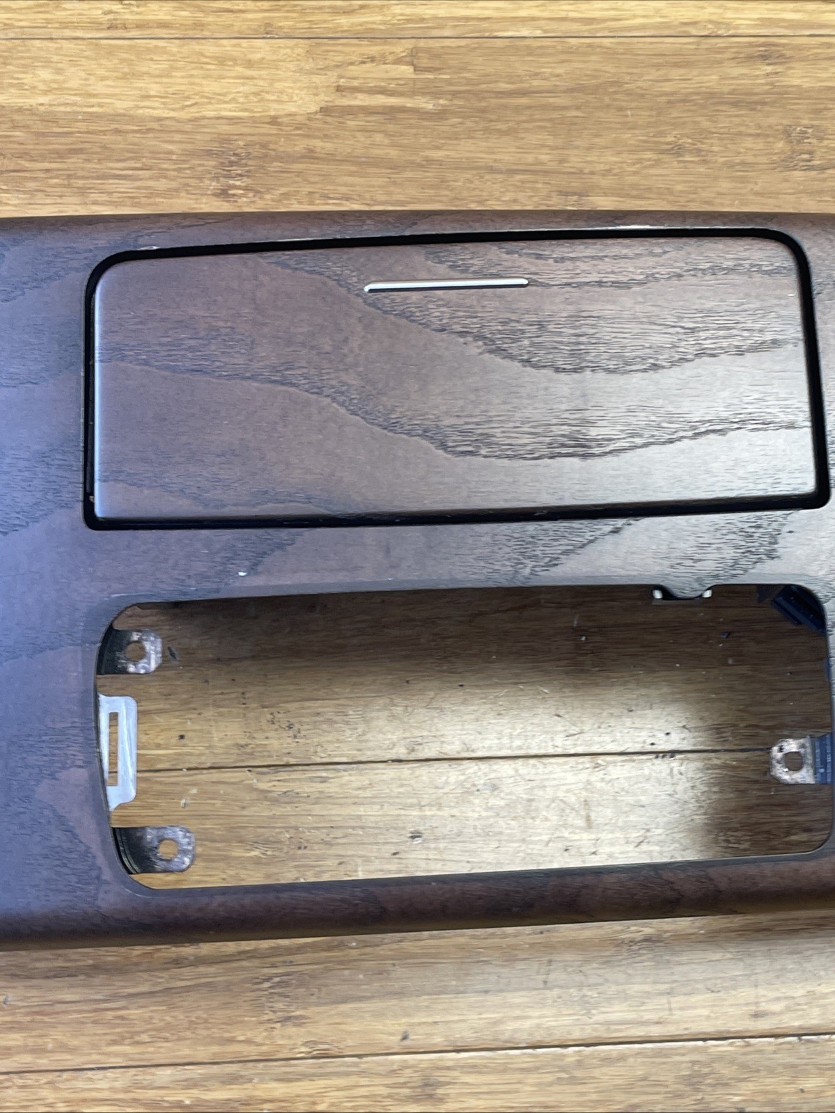 2013-2016 Maserati Ghibli M157 Center Console Cupholder Armrest Ashtray Wood OEM