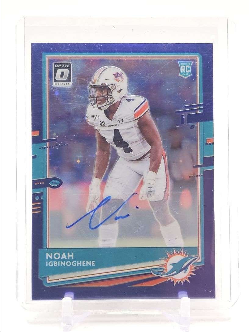 Noah Igbinoghene Panini Donruss Optic #111 Purple Shock