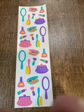 SM.MAKEUP Stickers(14pc)Mrs. Grossman's•Lipstick•Brush•Fingernail Polish•Mirror•