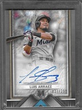 THIS IS A 2023 MUSEUM  ARCHIVAL  AUTOGRAPH CARD OF LUIS ARRAEZ #033/299