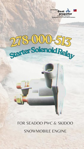 For PWC Seadoo GTI XP Skidoo Grand Touring Starter Relay 278-000-513 278-001-641 - Video 1 of 1