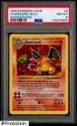 1999 Pokemon Game #4 Charizard Shadowless Holo PSA 8 NM-MT