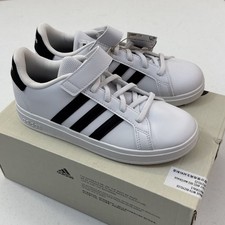adidas Kids Unisex Grand Court 2.0 EL Sneakers -US 3Y, Cloud White/Core Black...