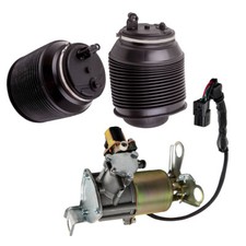 2X Luftfederung Hinten L+R for Toyota Land Cruiser Lexus + Kompressor 489106002