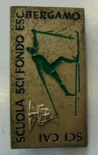  BERGAMO  " CAI " SCUOLA  SCI  FONDO  ESCURSIONISMO _ NUOVA " FRATELLI  LORIOLI