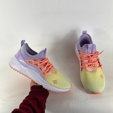 Puma Pacer Future Jóvenes Niños 6.5 Púrpura Blanco Zapatillas Deportivas Mariposa Sueños
