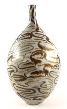Studio Pottery Alex Long Ceramics 1976 Weed Pot Vase 6.25