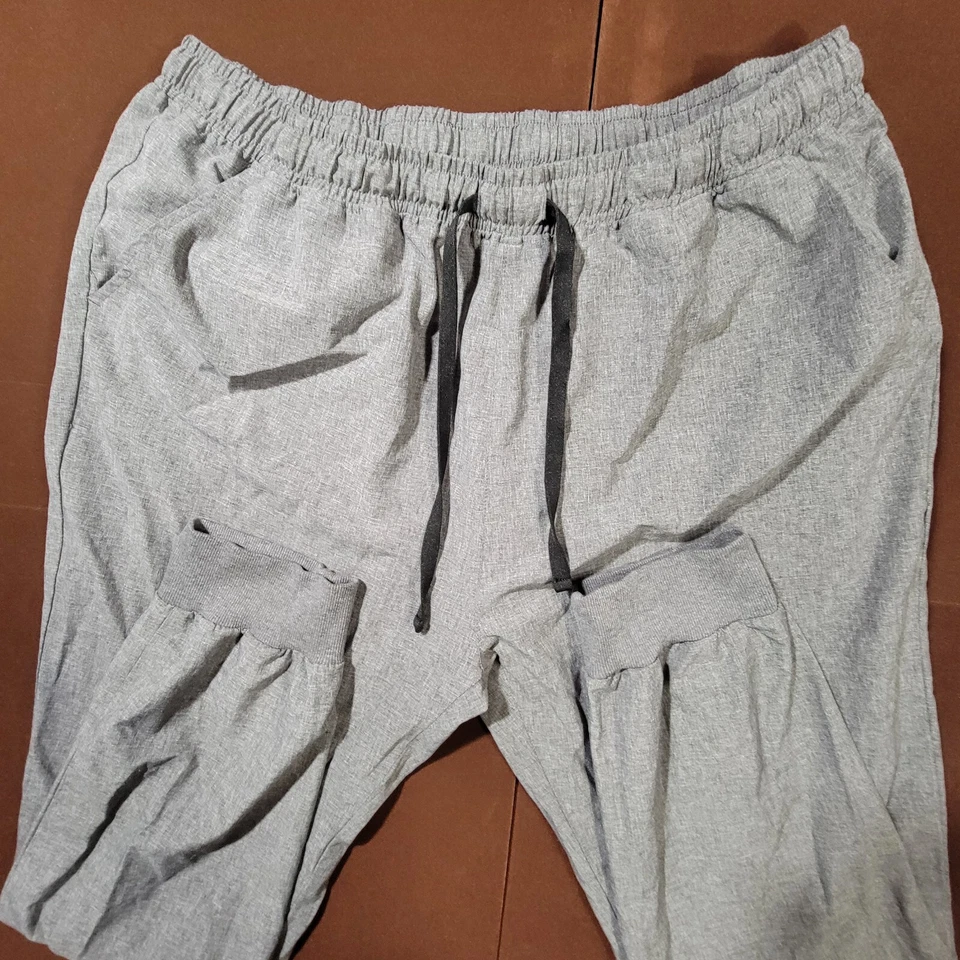 MedGear Womens Stretch Scrub Bottom 2XL Heather Graphite Gray 4 Pocket Nurse Dr - Image 2 of 4