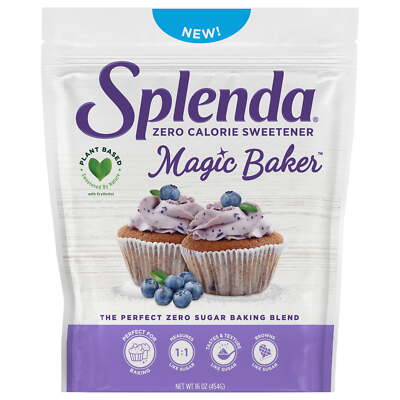 Splenda Magic Baker Zero Calorie Granulated Sugar Substitute, 16 oz Resealable