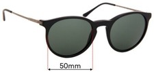 SFx Replacement Sunglass Lenses fits Ralph Lauren Polo PH 4096 - 50mm Wide