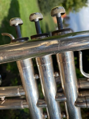 Vintage Vincent Bach Mercedes II Silver Trumpet W/ Hardshell Case