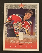 1995-96 Donruss Elite Rob Niedermayer Hockey Card #65 Panthers Center VG O/C