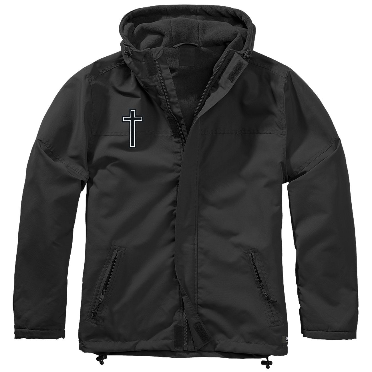 Herren Winter Windbreaker Christen Kreuz Jacke symbol Gott Jesus Grösse S - 7XL