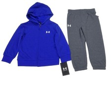 Under Armour Kids hooded Tracksuit Jogger 2-Piece Set Outfit Unisex 2T NWT