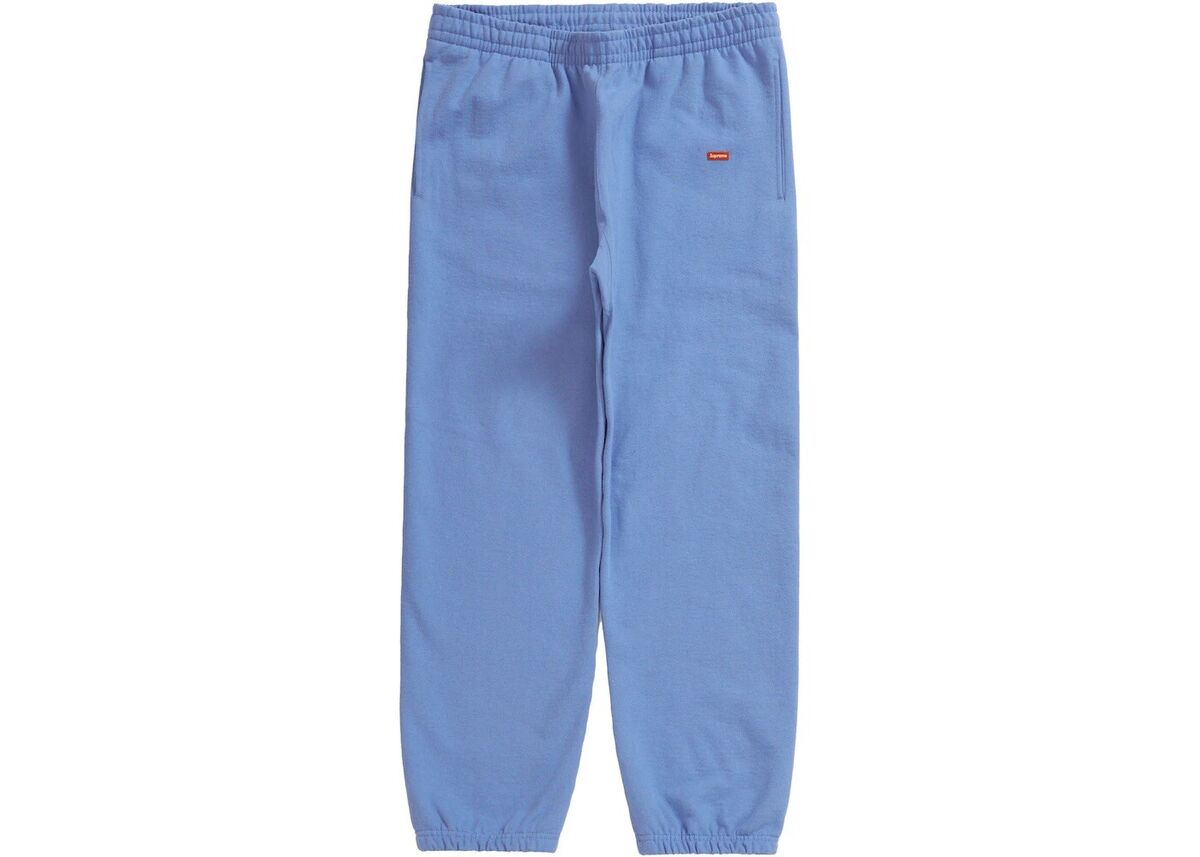 Supreme Small Box Sweatpants (SS22) Light Blue 💯 Authentic Size M *Brand  New