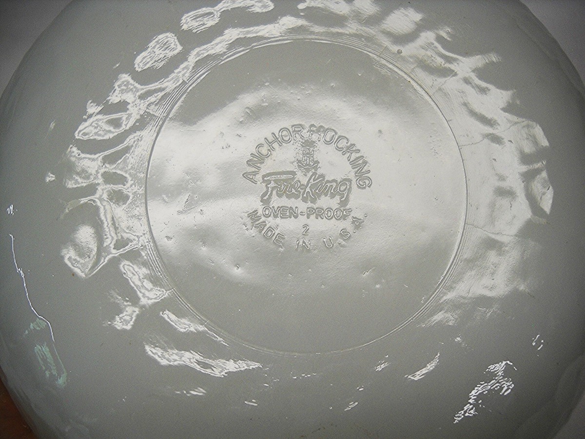 Vintage FIRE-KING MILK GLASS CAVEMAN SERVING BOWL-BC COMICS-JOHNNY