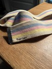 Sammons Preston Tan Striped Gait Belt Size 60”Gently Used  tan,blue,pink, yellow — photo 2