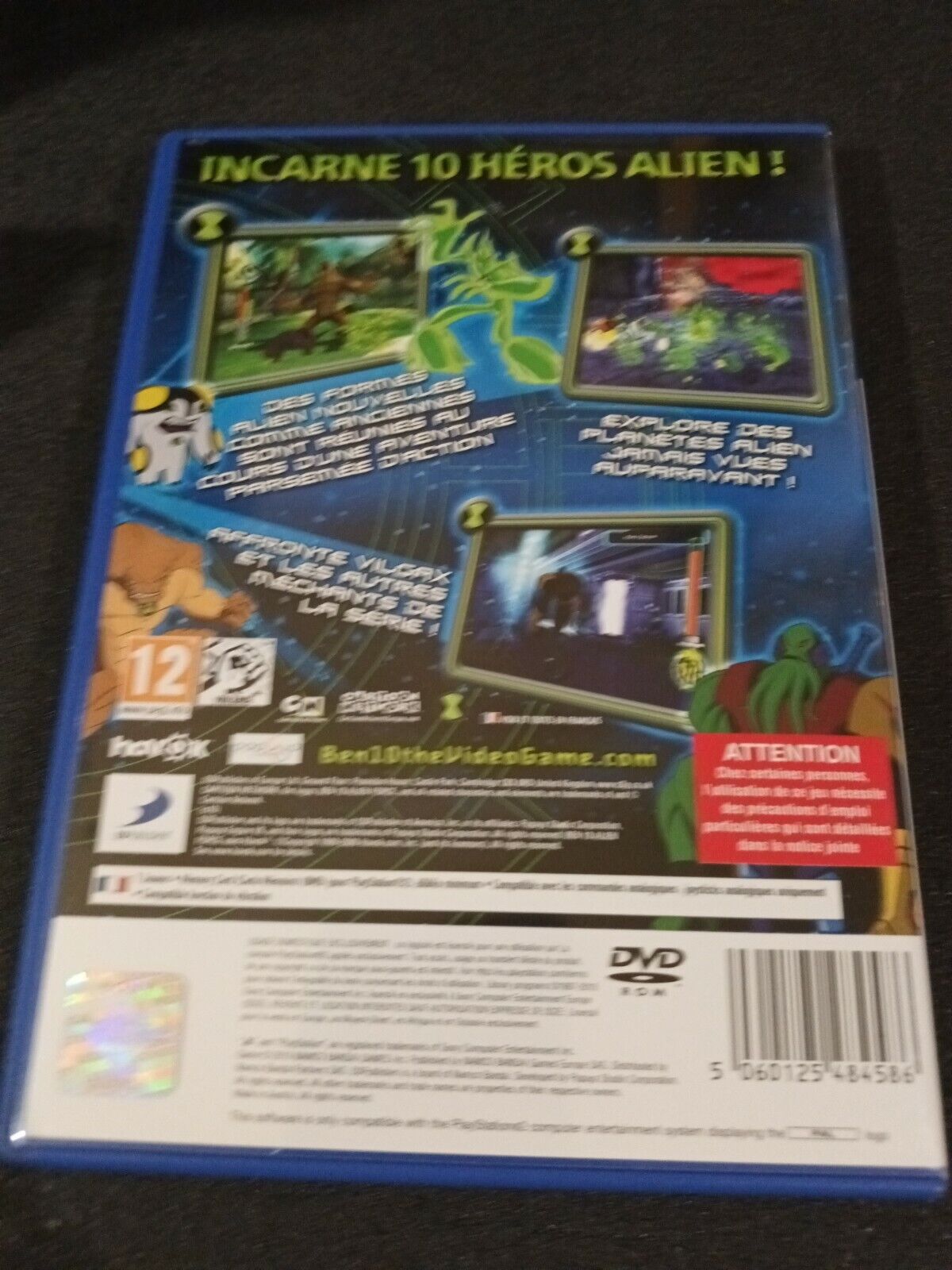 Ben 10 Alien Force Vilgax Attacks PS2 PLAYSTATION 2 Pal DVD ROM Am