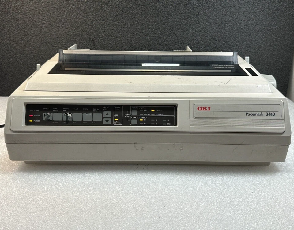 OKI Pacemark 3410 Okidata Printer NOT PRINTING WELL FOR PARTS FREE SHIPPING 🚚 - Image 4 of 4