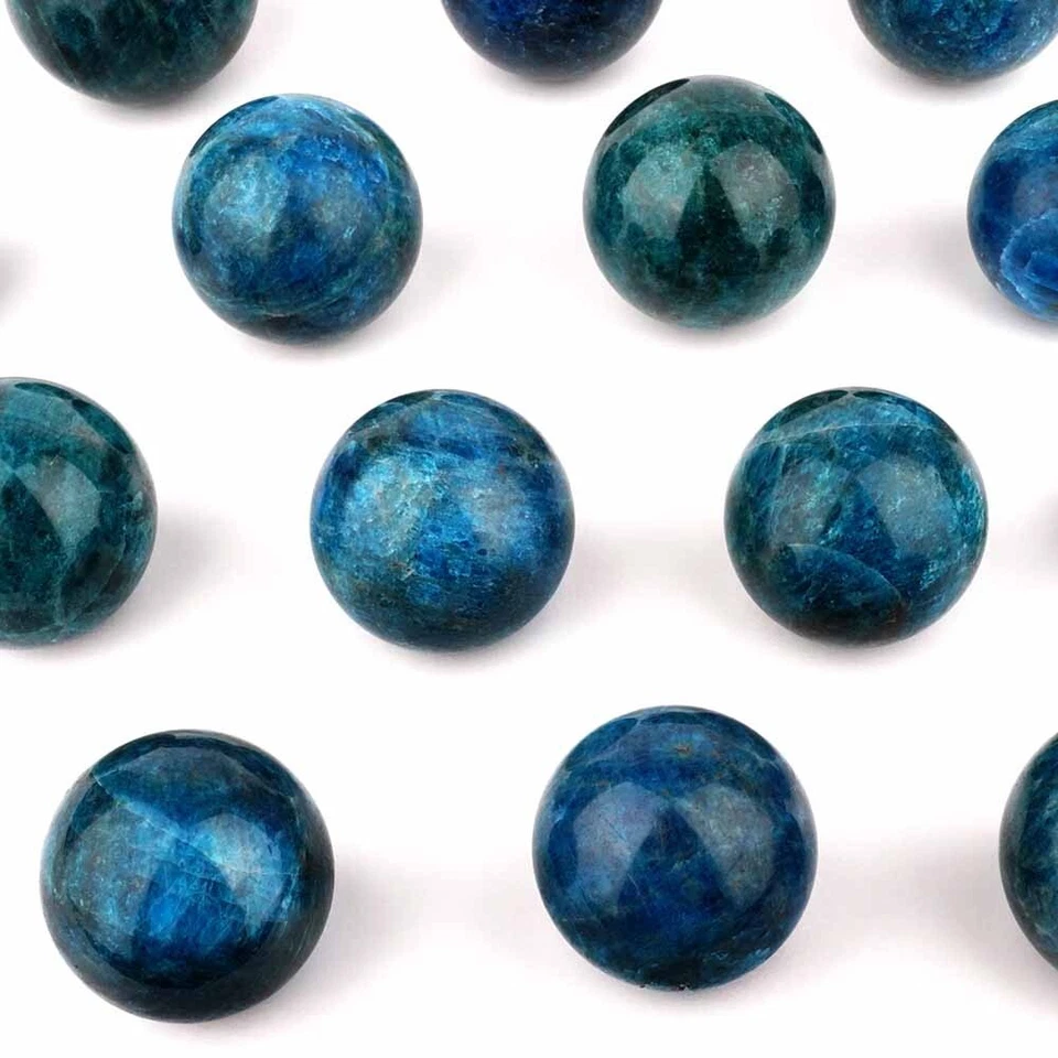 Apatit blau Kugel Ø 42 – 43 mm aus Madagaskar AA - Qualität - Bild 2 von 4