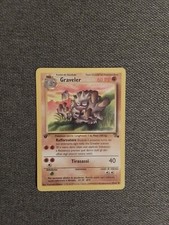 CARD POKEMON - GRAVELER 37/62  - NO HOLO - ITA - FOSSIL - 1º ED. COME DA FOTO