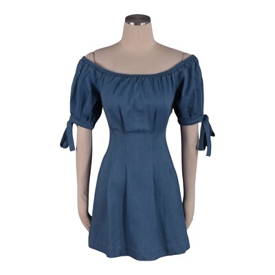 LULUS Dress Denim Chasing Daylight Medium Wash Off-the-Shoulder Mini Size XS NEW | eBay LULUS Dress Denim Chasing Daylight Medium Wash Off-the-Shoulder Mini Size XS NEW | eBay