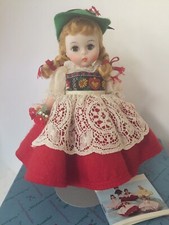 Madame Alexander 8” Switzerland 594) Restrung. Never Played With. Stand Included