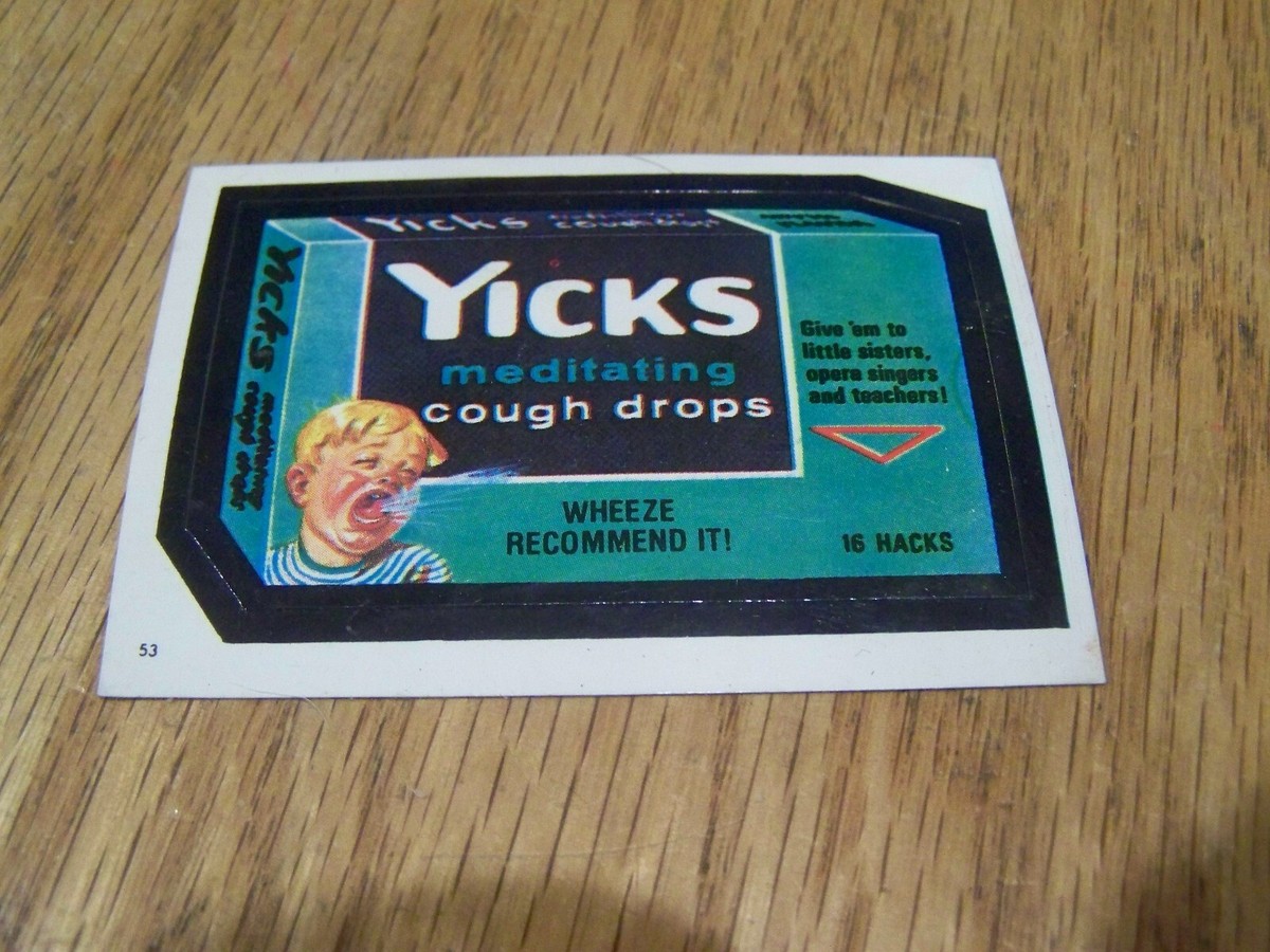 YICKS WACKY PACKAGES 1982 TOPPS STICKER | eBay