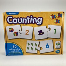 Match It COUNTING 30 Self Correcting Puzzle Sets Learning Journey 1-20 Math 3 