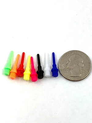BUMPERNETS 250 Darts Soft Tips 2ba Size,Tufflex Super Short, Plastic Extremely Durable