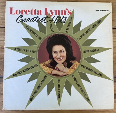 Loretta Lynn Loretta Lynns Greatest Hits MCA Vinyl LP