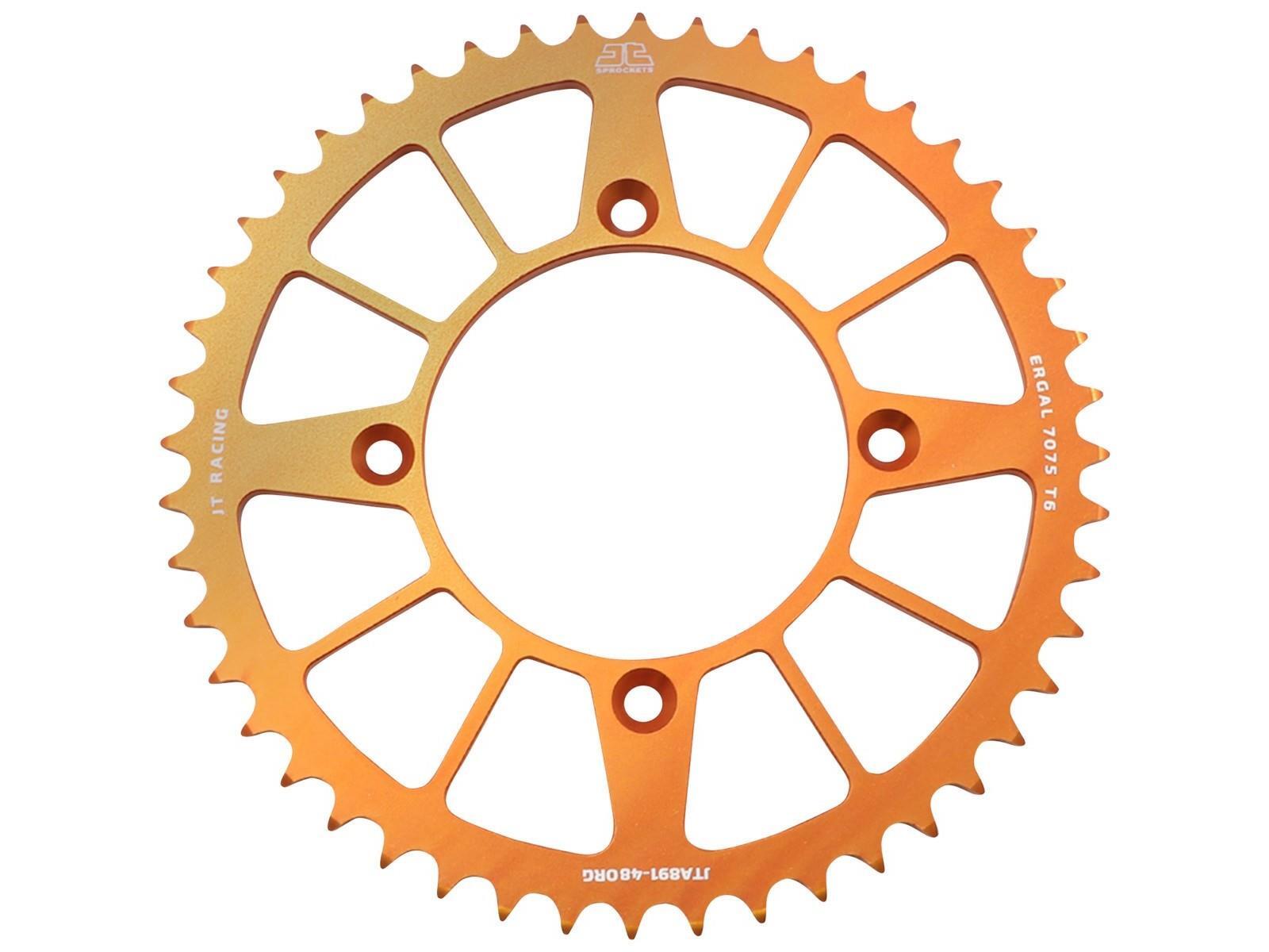 JT Aluminum Sprocket Fits KTM Freeride 250R 250F 350 E E-XC E-SX Orange 46 Teeth