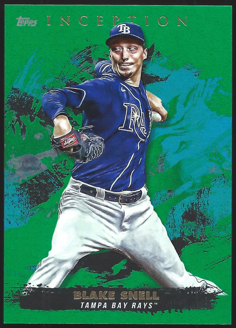 2021 Topps Inception BLAKE SNELL Green Parallel Base Set Card #64