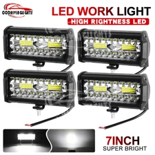 7inch 1680W LED Work Light Car Flood Bar Off road Fog Lamp 4WD UTE ATV SUV Truck
