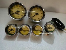 Smithskit temp oil fuel voltgauge mechanical 100mm +0-180KMH Speedo + 0-80RPM YC