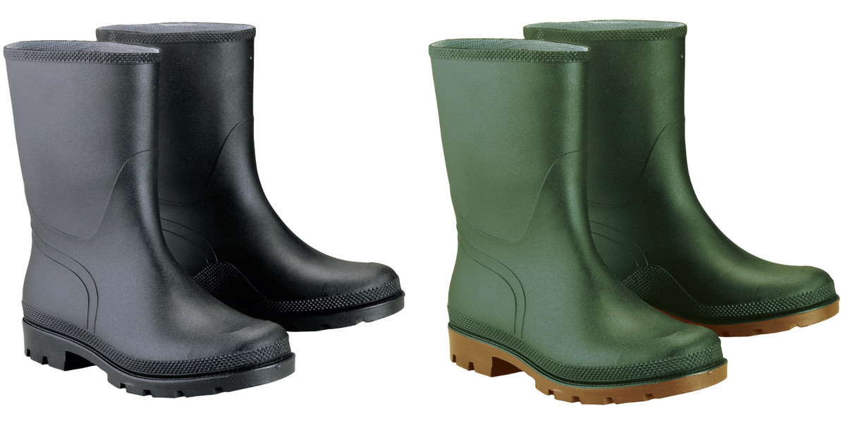 Gummistiefel Stiefel PVC Regenstiefel Halbhoch Kurzschaft Arbeitsstiefel