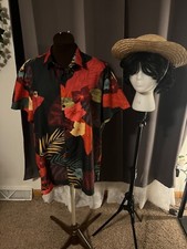 One Piece Live Action Luffy Cosplay Costume Shirt Sz XL W/ Wig and Strawhat