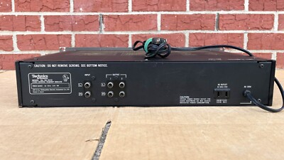 Technics SH-9010 Stereo Frequency Equalizer EQ Vintage Rare SH9010
