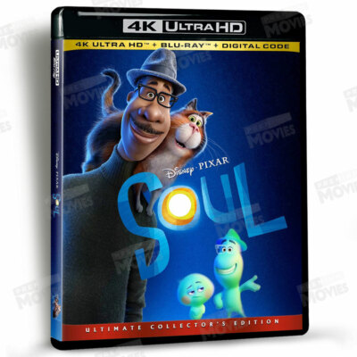 NEW Disney Soul (2020) 4K UHD Blu-ray Digital US Release