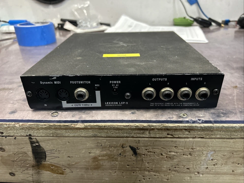 Lexicon LXP-5, Stereo Effects Processor, Delay, Chorus, Pitch, Vintage Unit,Used - Image 4 of 4