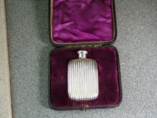 1887 Sampson Morden silver perfume/scent flask