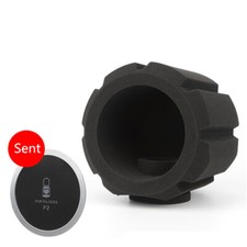 F2 Microphone Screen Acoustic Sponge Recording Windscreen Filter Vocal Black