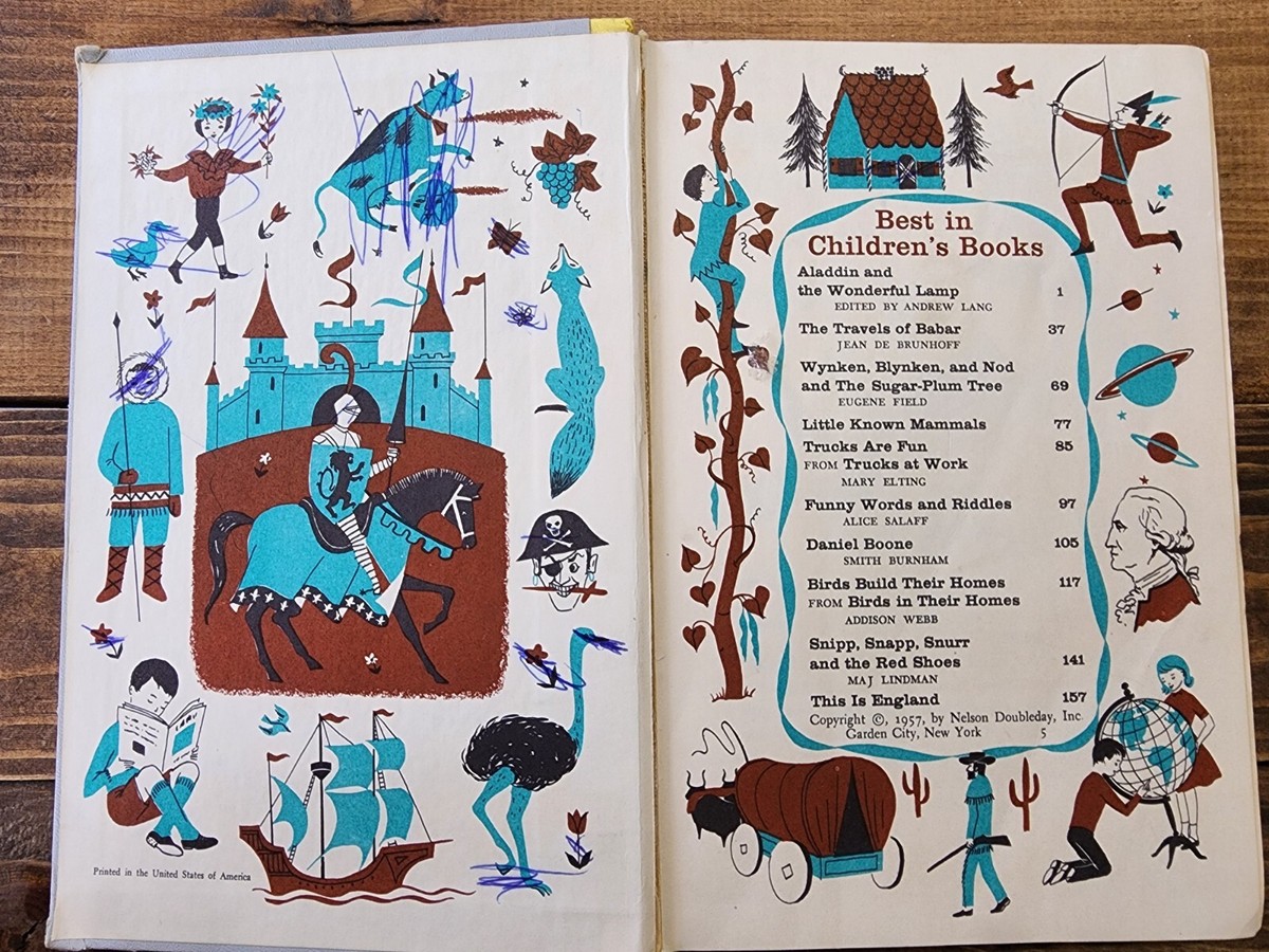 Set of 12 “Best In Children's Books” 1950's -1960 Classic Short