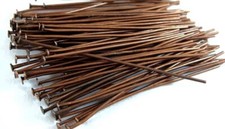 144 Antiqued Copper Plated 21 Gauge 1.5 Inches Long Headpins
