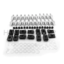 Fairing Bolts Kit Fastener Clips Screw Yamaha 2000-2001 YZF R1 Silver Motorcycle