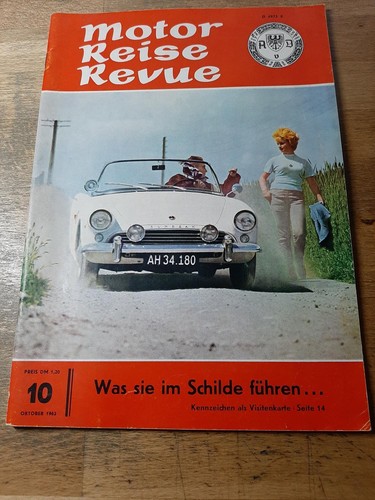 Motor Reise Revue 10/1962 BMW R69 S Jaguar Typ E - Porsche Super