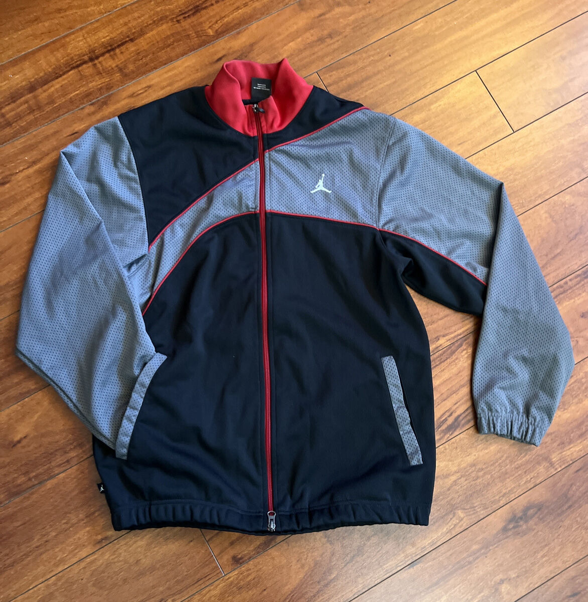 Air Jordan 85-05 20th Anniversary Track Jacket Zip Up Black Air Jordan 85-05 20th Anniversary Track Jacket Zip Up Black