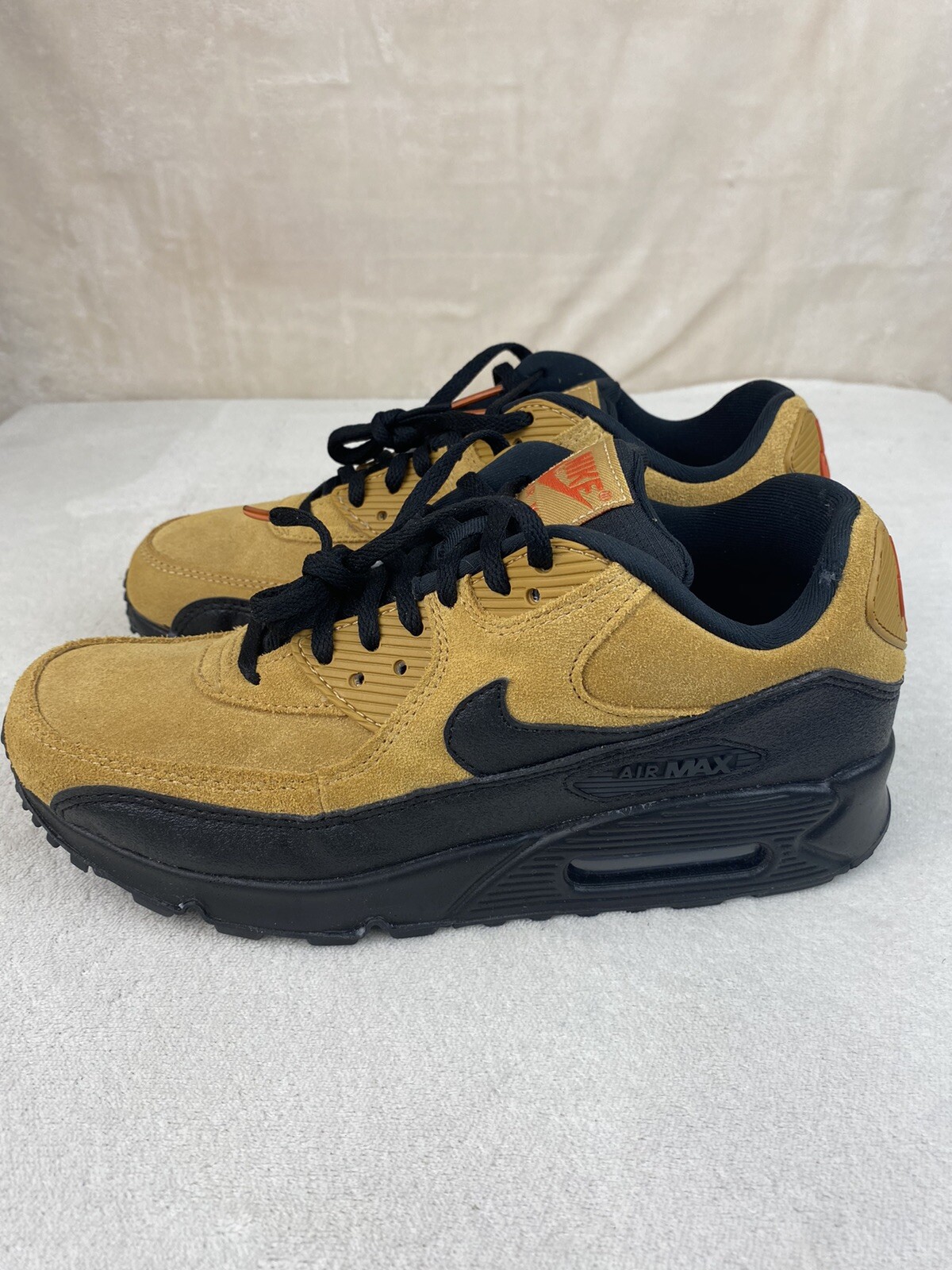 Size 7 - Nike Air Max 90 Wheat Black for sale online | eBay